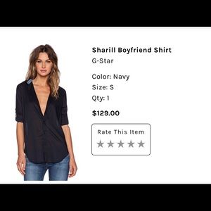 Button front boyfriend shirt